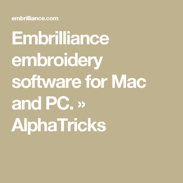 embroidery conversion software for mac